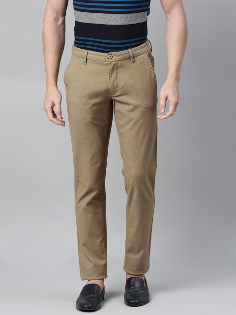 

Louis Philippe Sport Men Khaki Slim Fit Solid Regular Trousers