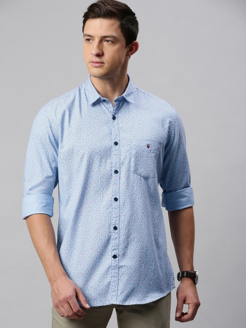 

Louis Philippe Sport Men Blue Slim Fit Printed Casual Shirt