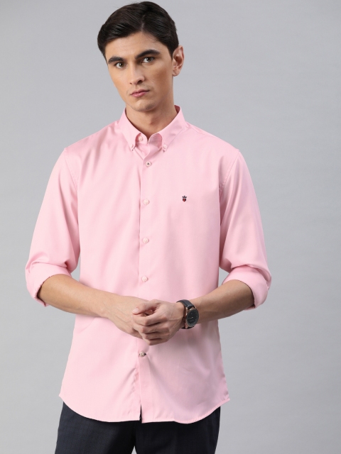 

Louis Philippe Sport Men Pink Super Slim Fit Solid Casual Shirt