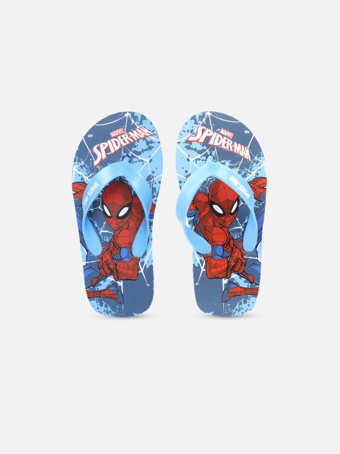 

Kids Ville Boys Blue & Red Spiderman Printed Thong Flip-Flops