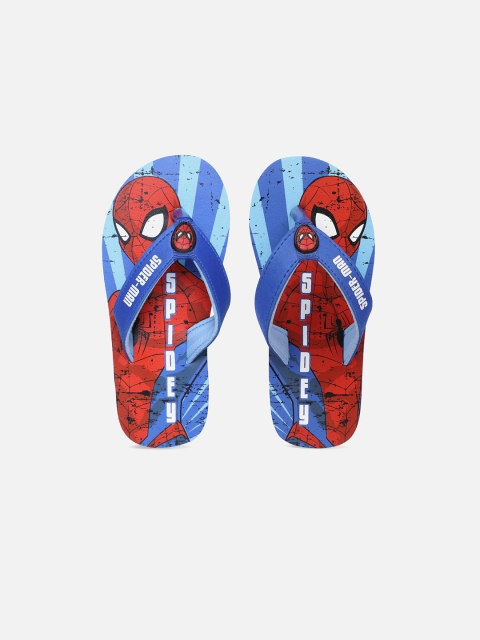 

Kids Ville Boys Blue & Red Spiderman Printed Thong Flip-Flops