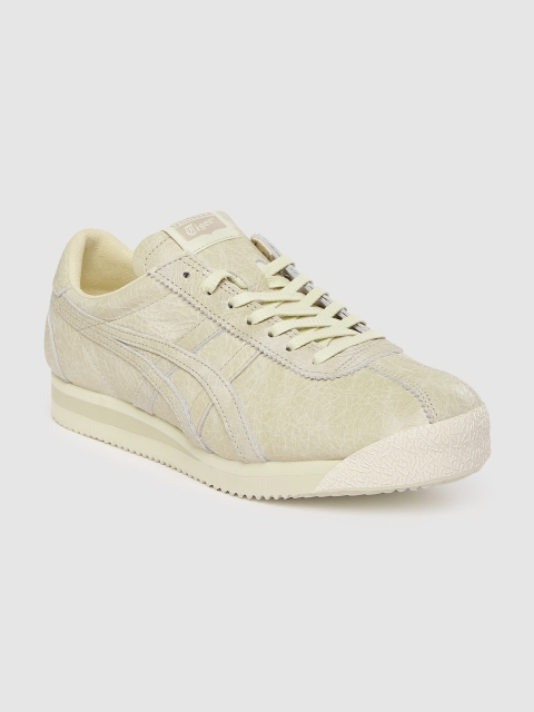 

Onitsuka Tiger Unisex Beige Corsair Cracking Leather Sneakers