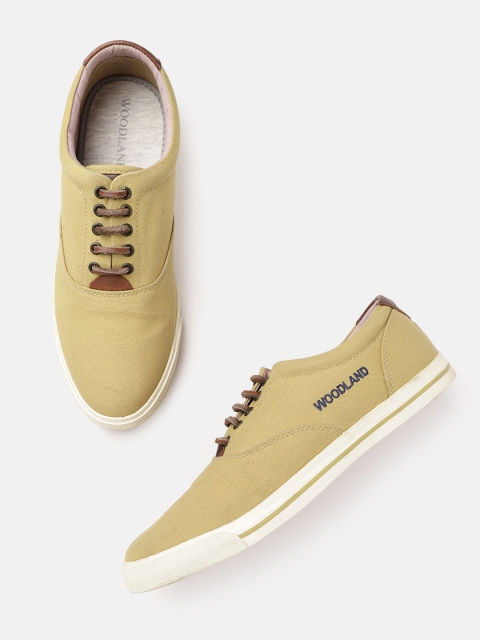 

Woodland Men Khaki Solid Sneakers