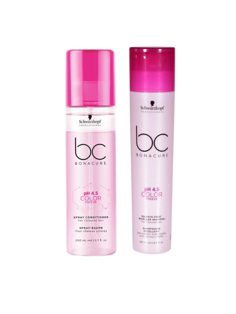 

Schwarzkopf PROFESSIONAL Unisex Bonacure Set of Shampoo & Conditioner, Pink