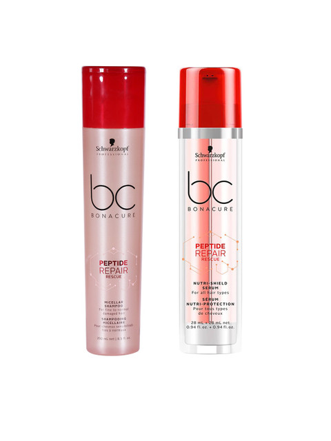 

Schwarzkopf PROFESSIONAL Unisex Set of Shampoo & Hair Serum, Pink