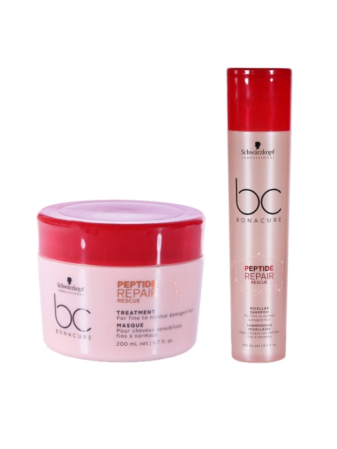 

Schwarzkopf PROFESSIONAL Unisex Bonacure Set of Shampoo & Hair Mask, Pink