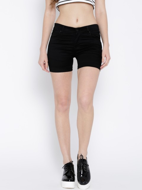 

Devis Black Denim Shorts