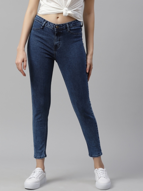 

The Roadster Lifestyle Co Women Blue Super Skinny Fit Stretchable Jeans