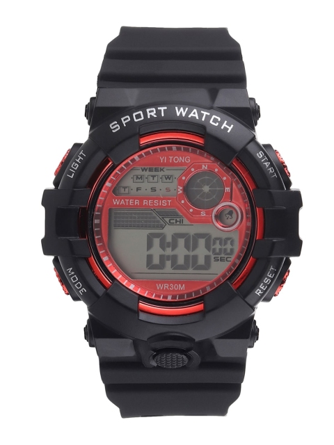 

FLUID Women Red & Black Digital Watch FLW-Sport Digital-F-RD
