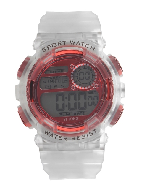 

FLUID Women Red & White Digital Watch FLW-Sport Digital-D-RD