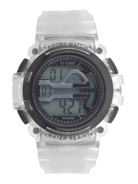

FLUID Women Black & White Digital Watch FLW-Sport Digital-B-BK