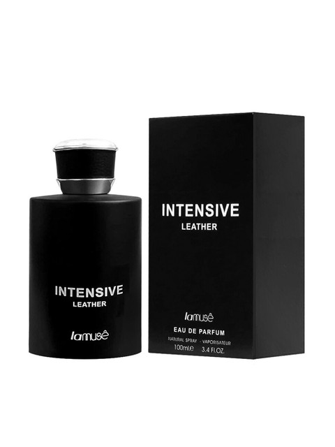 

lamuse Unisex Insentive Leadher Eau De Parfum 100 ml, Black