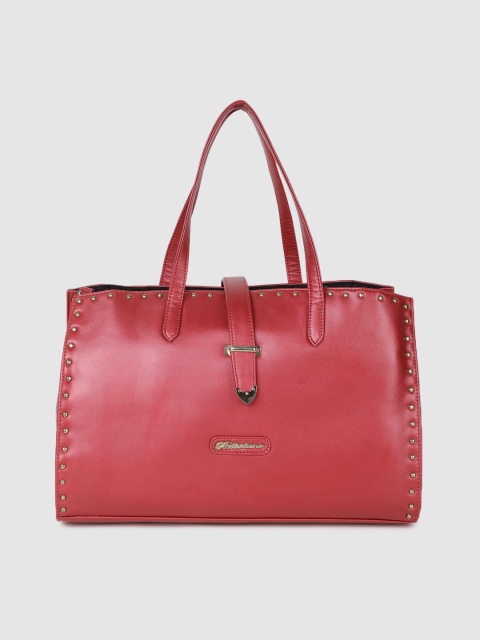 

BELLADAMA Red Structured Adora Handheld Bag