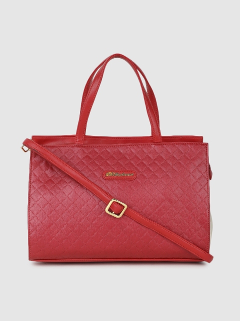 

BELLADAMA Red Quilted Sapphire Handheld Bag