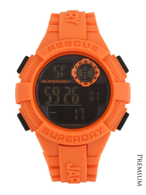 

Superdry Men Orange Radar Chronograph Digital Watch SYG193O