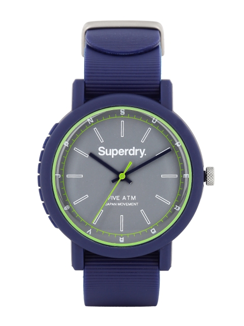 

Superdry Men Grey Dial Campus Nato Watch SYG197U