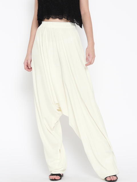 

Global Desi Cream-Coloured Jodhpuri Trousers