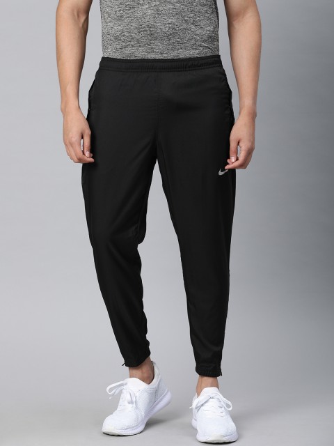 

Nike Men Black Straight Fit Solid Dri-FIT AS M ESSENTIAL WOVEN Running Joggers