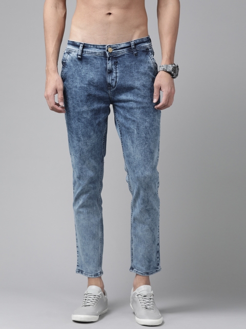 

The Roadster Lifestyle Co Men Blue Slim Fit Light Fade Stretchable Jeans