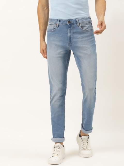 

United Colors of Benetton Men Blue Skinny Fit Mid-Rise Clean Look Stretchable Jeans