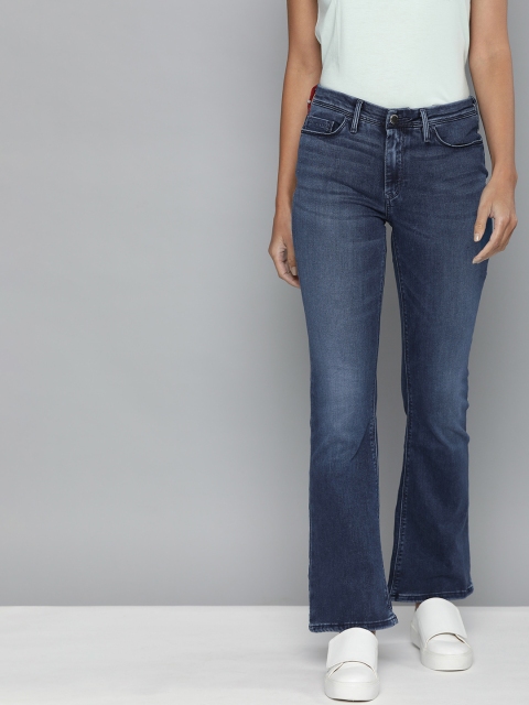 

Levis Women Blue Bootcut Mid-Rise Clean Look Sustainable Jeans