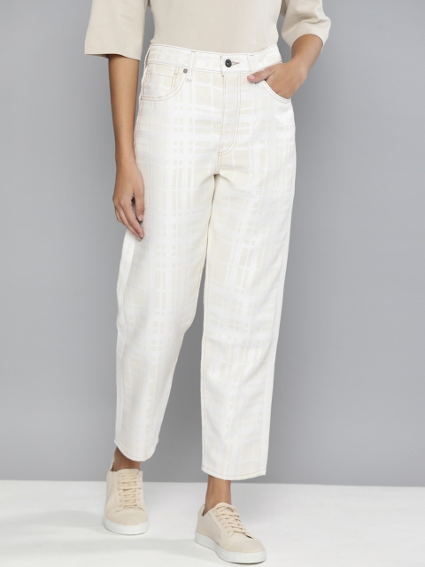 

Levis Women White Skinny Fit Heavy Fade Stretchable Jeans