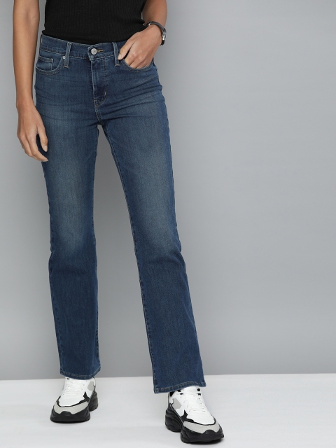 

Levis Women Blue Regular Fit Mid-Rise Clean Look Sustainable Jeans
