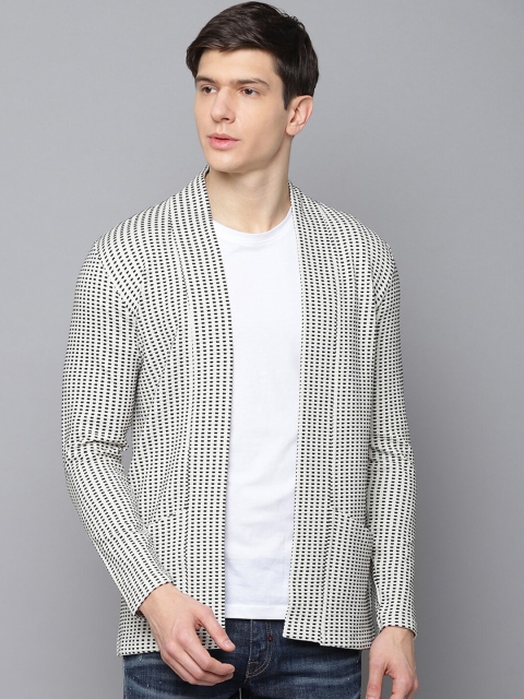 

Antony Morato Men White Striped Tailored Jacket