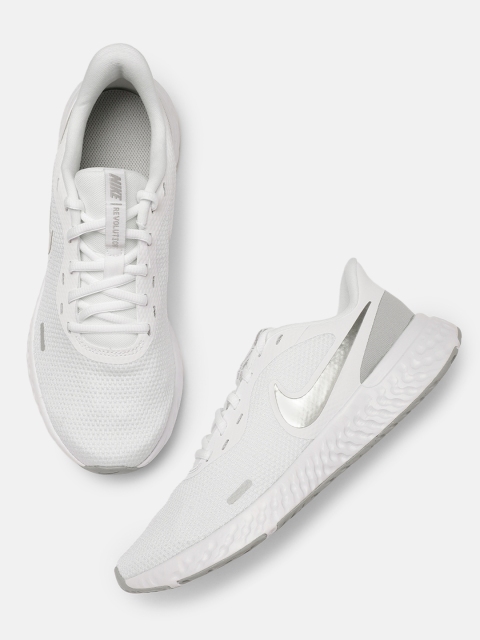 

Nike Women White REVOLUTION 5 Running Shoes