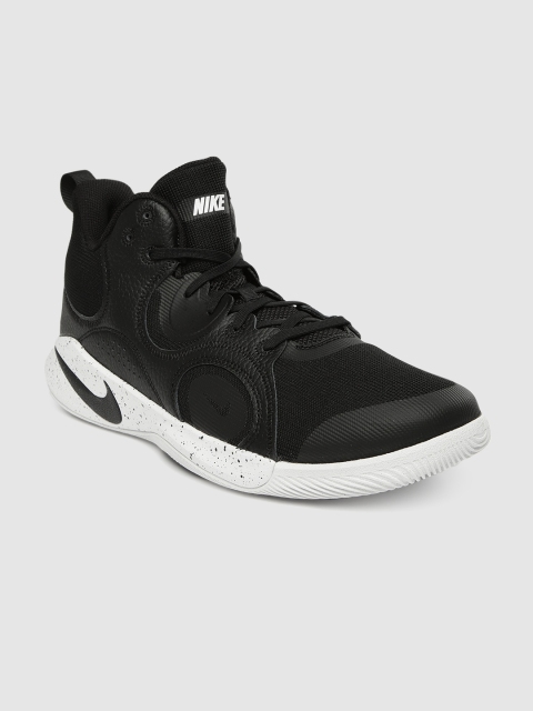 

Nike Unisex Black FLY BY MID 2 Basketball Shoes