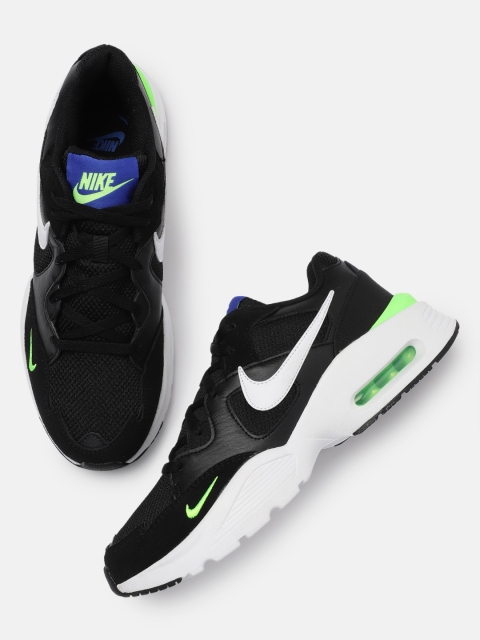 

Nike Men Black AIR MAX FUSION Leather Sneakers
