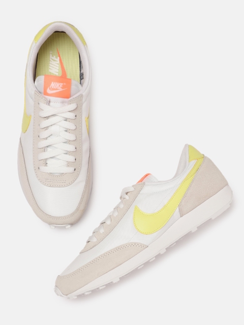 

Nike Women White & Biege DBREAK Sneakers