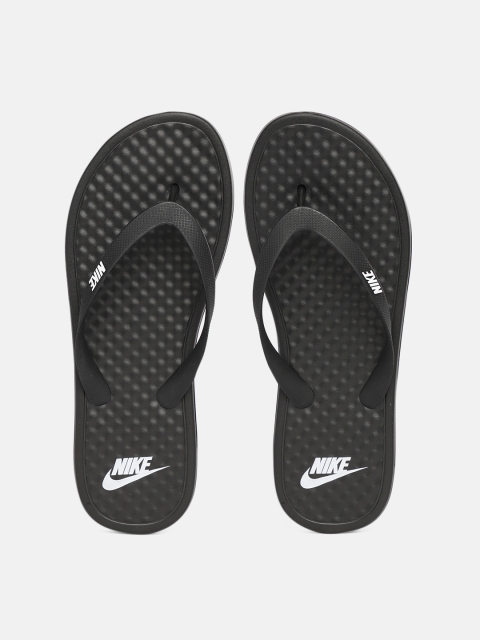 

Nike Men Black Solid ONDECK Thong Flip-Flops