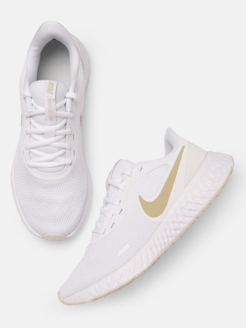 

Nike Women White REVOLUTION 5 Running Shoes