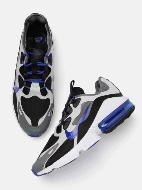 

Nike Men Black & Grey Colourblocked AIR MAX INFINITY 2 Sneakers