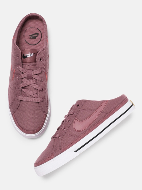 

Nike Women Mauve COURT LEGACY MULE Sneakers