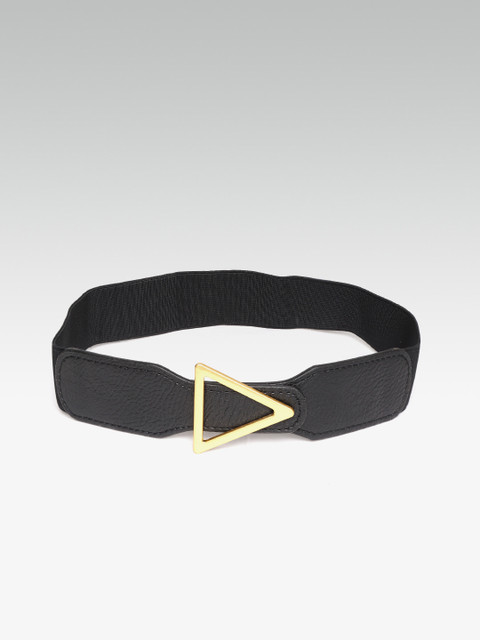

20Dresses Women Black Solid Stretchable Belt