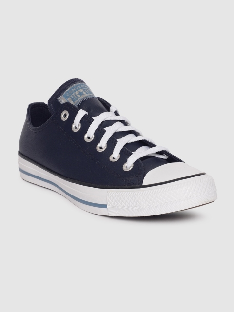 

Converse Unisex Navy Blue Solid Sneakers