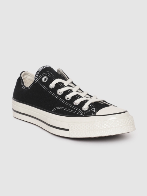 

Converse Unisex Black Solid Sneakers