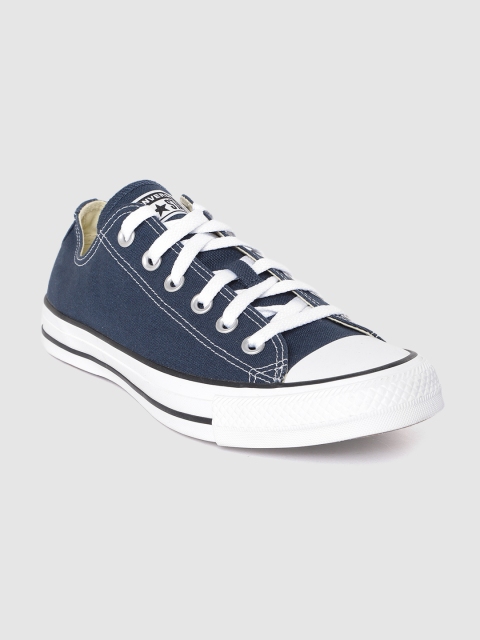 

Converse Unisex Navy Blue Solid Sneakers