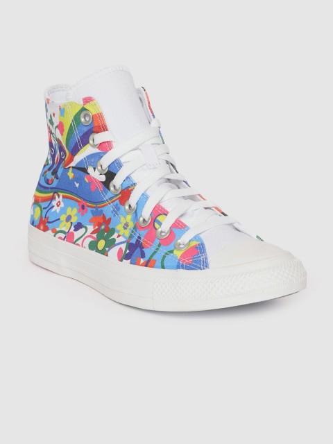 

Converse Unisex Multi-Coloured Printed High-Top Sneakers
