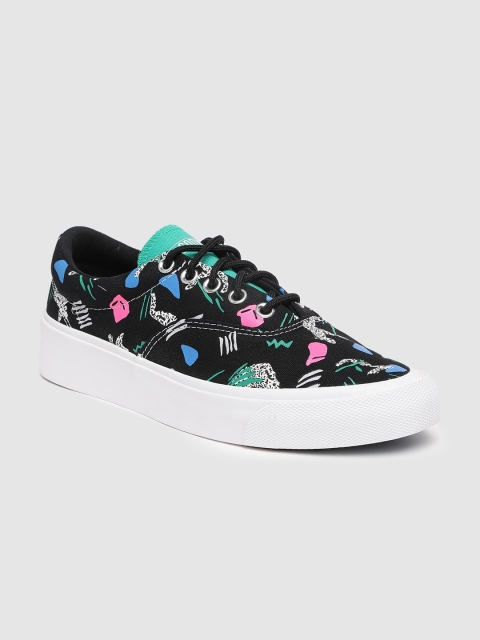 

Converse Unisex Black Printed Sneakers