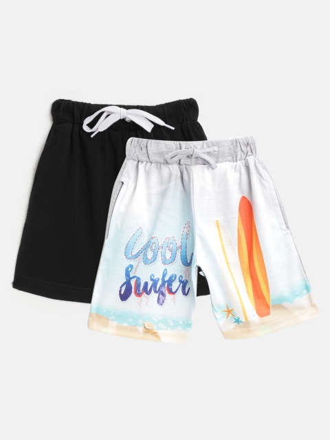 

Eteenz Boys Pack of 2 Premium Cotton Assorted Shorts