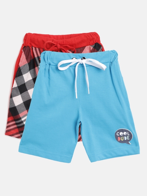 

Eteenz Boys Pack of 2 Assorted Pure Cotton Shorts