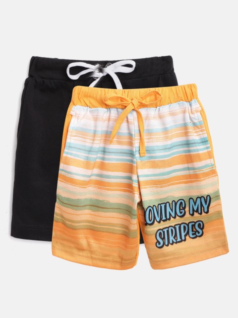

Eteenz Boys Pack of 2 Assorted Pure Cotton Shorts