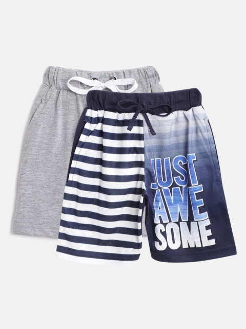 

Eteenz Boys Pack of 2 Assorted Pure Cotton Shorts