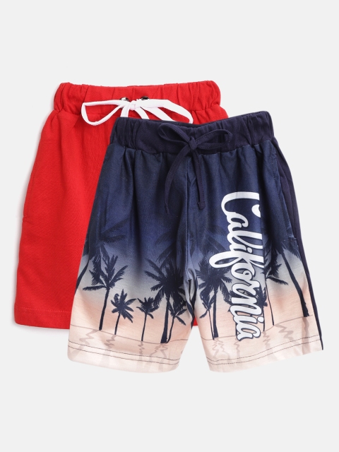 

Eteenz Boys Pack of 2 Assorted Pure Cotton Shorts