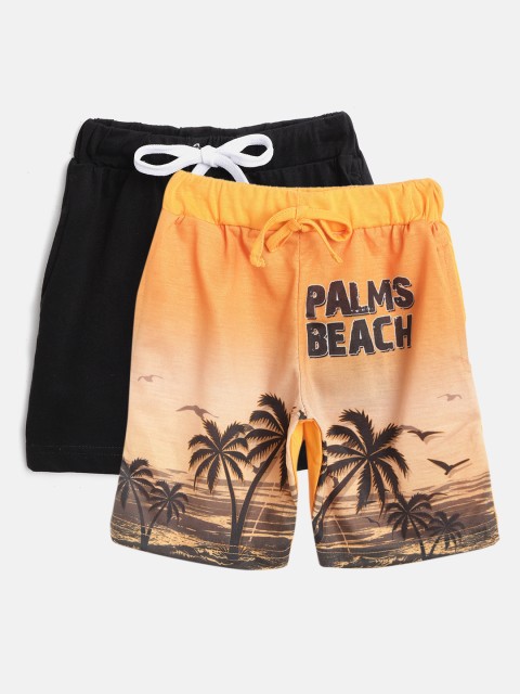 

Eteenz Boys Pack of 2 Assorted Pure Cotton Shorts