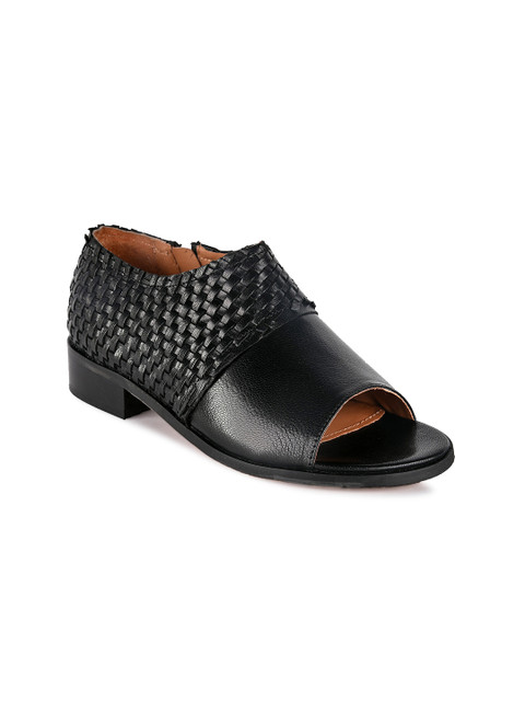 

Hydes N Hues Women Black Woven Design Sandals