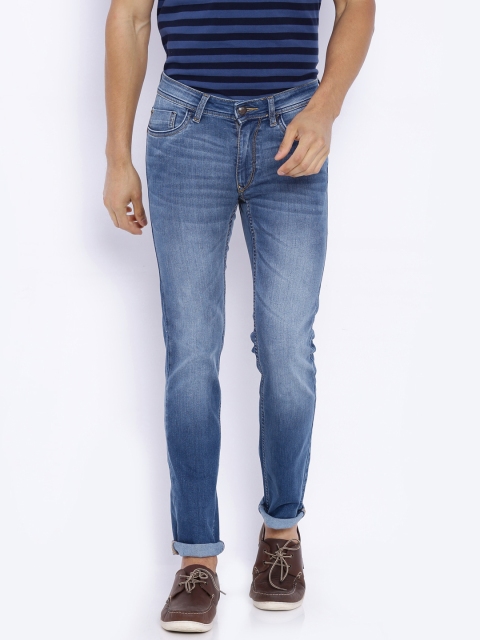 

Flying Machine Blue Low-Rise Skinny Stretchable Jeans